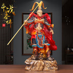 Journey to The West Chinese Myth Wukong Monkey Statue Heroes Sculpture,Computer Desk Myth Wukong Collectibles Wukong Decoration(Wukong Statue)