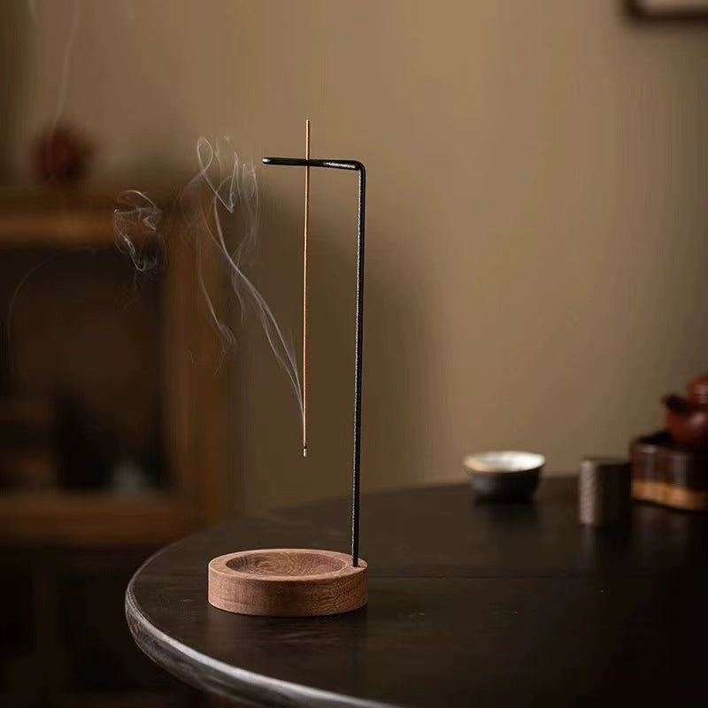 Creative Backflow Incense Burner, Zen Incense Stick Holder, Indoor Aroma Censer for Sandalwood & Agarwood, Upside-Down Incense Decor for Home