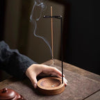 Creative Backflow Incense Burner, Zen Incense Stick Holder, Indoor Aroma Censer for Sandalwood & Agarwood, Upside-Down Incense Decor for Home