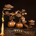 Chinese Style Ruyi Feng Shui Ornament, Good Luck Decor for Living Room, Entryway, Wine Cabinet & TV Stand, Gift for Housewarming & Business Opening