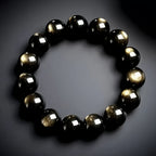 Natural Golden Obsidian Bracelet with Ethnic Style, Suitable for Both Men And Women. Perfect Gifts