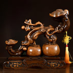 Chinese Style Ruyi Feng Shui Ornament, Good Luck Decor for Living Room, Entryway, Wine Cabinet & TV Stand, Gift for Housewarming & Business Opening