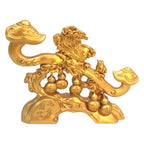 Blessing & Fortune Ruyi Ornament, Five Blessings Wealth Collecting Decor, Fu Lu Shou Xi Cai Figurine for Living Room, TV Stand & Entryway, Housewarming & Business Opening Gift