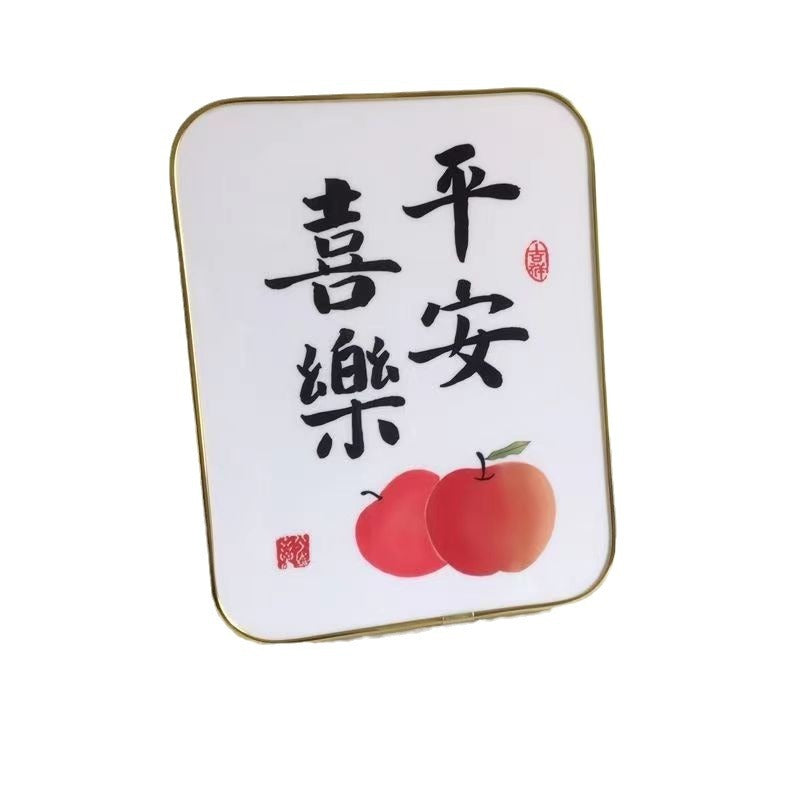 Peace & Joy Tabletop Ornament, Auspicious Home Decor for Entryway, Blessing Figurine for Housewarming, Harmony Brings Prosperity Home Decoration