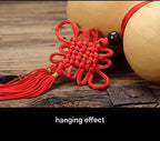 Natural Handcrafted Open Gourd Pendant, Traditional Calabash Craft Ornament for Home Decor