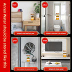 Anrenshui Feng Shui Glass Bottle Ornament with Six-Emperor Coins, Home Decor for West-Facing Bedhead & Northwest Toilet, Bedroom Living Room Lucky Decoration