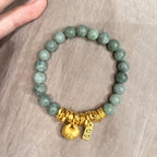 Lake Green Gemstone Beaded Bracelet for Women Bracelet