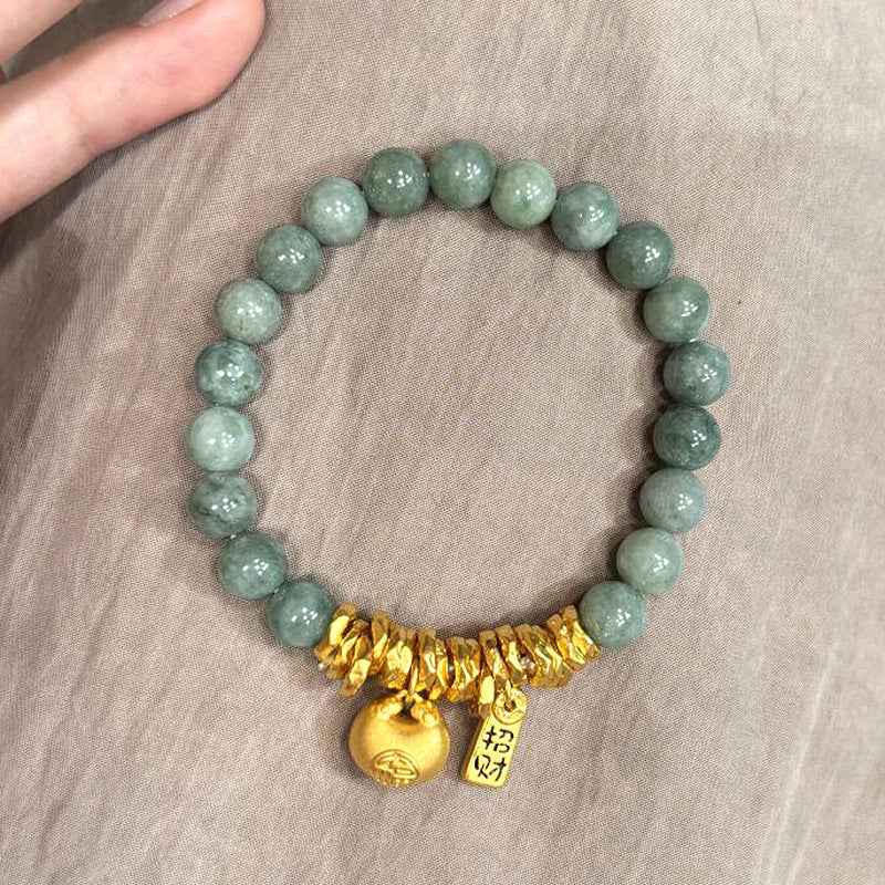 Lake Green Gemstone Beaded Bracelet for Women Bracelet