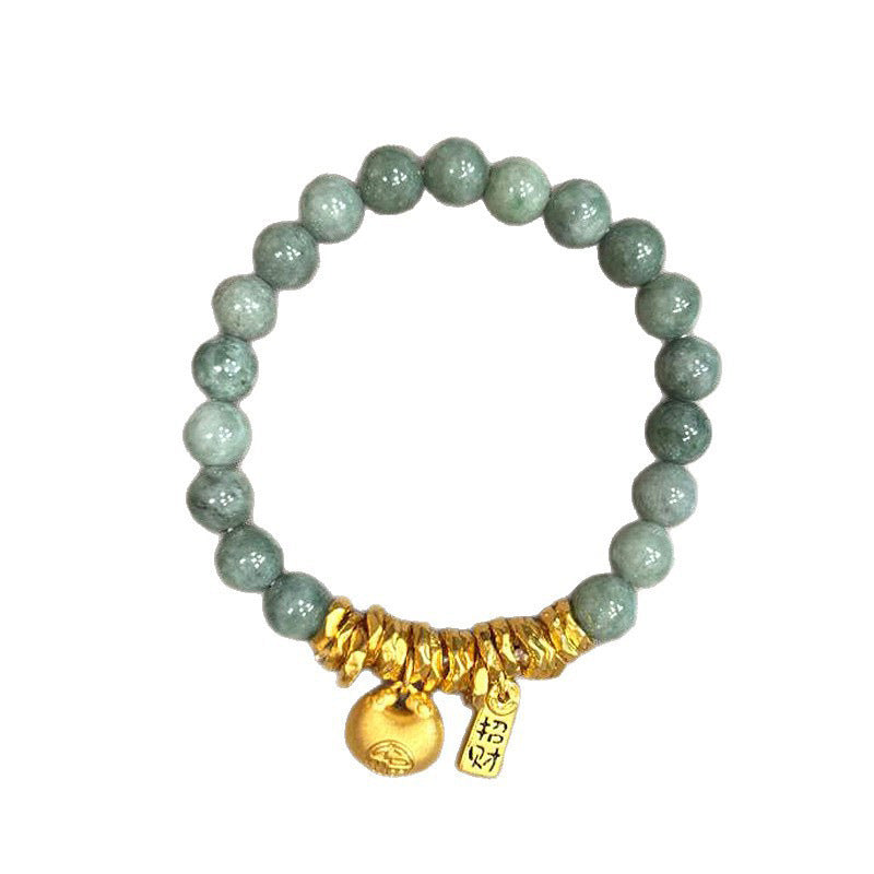 Lake Green Gemstone Beaded Bracelet for Women Bracelet