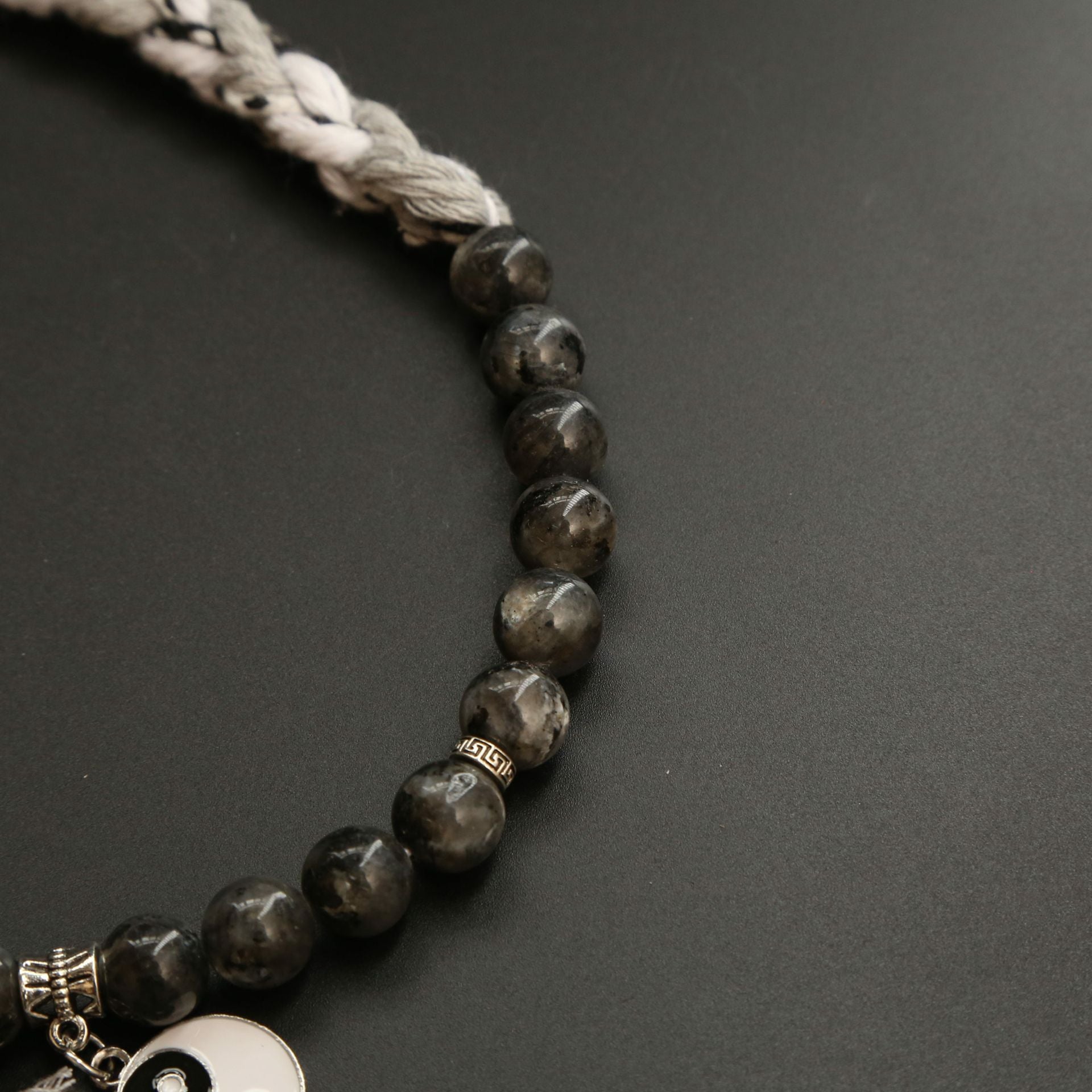 Handmade Braided Tai Chi Charm Bracelet | New Chinese Retro Tibetan National Trend Jewelry