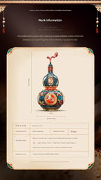 Eight Treasures Gourd Copper Ornament, Handcrafted Hollow Openable Brass Gourd Pendant, Chinese Style Home & Office Decor
