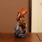Fish Ornament Feng Shui Decor, Abundant Fortune Carp Statue, Home Entryway Living Room Decoration, Housewarming Opening Gift