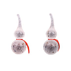 Clear Quartz & Liuli Feng Shui Wu Lou Gourd Ornament, Home Decor to Purify Space & Convert Negative Energy into Wealth, Ideal for Restroom & Northwest Home Layout