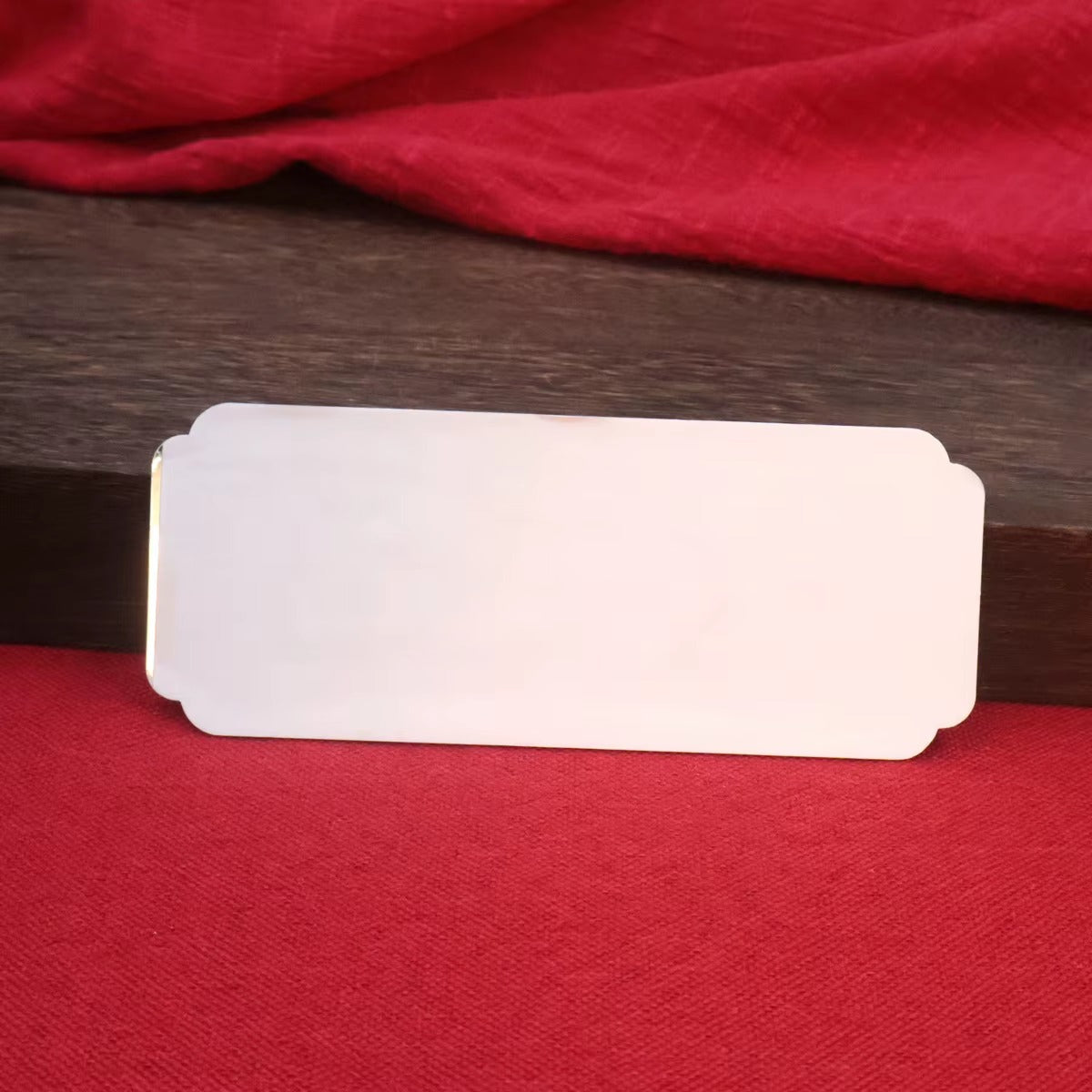 Tiān Guān Cì Fú Horizontal Aluminum Door Plaque, Pi Xiu Feng Shui Door Sign for Front Door, Housewarming Home Blessing Wall Decor, Large Size Door‑to‑Door Entryway Ornament for New Home