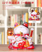 Lucky Cat Shaking Hand Ornaments Large Electric Cashier Home Store Opening Gift Ceramic Ornaments