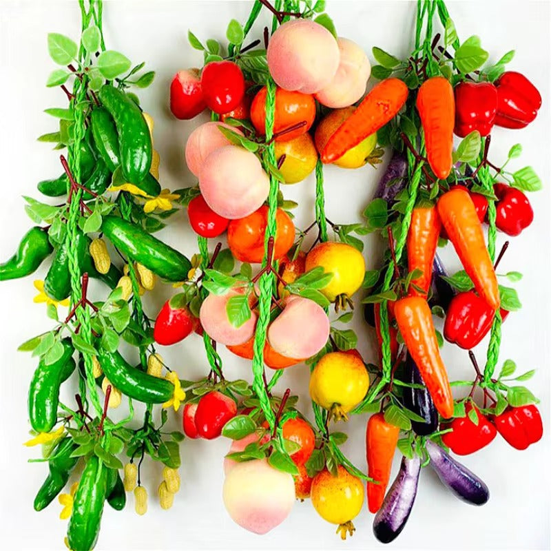 Artificial Simulation Food Vegetables Fake Chili Pepper Fruit Photography Props For Decoration Room Home Christmas Wall Decor