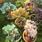 Amethyst Crystal Tree Reiki Natural Crystals Base Copper Wire Tree Life Spiritual Meditation Energy Tree Room Decor Gifts
