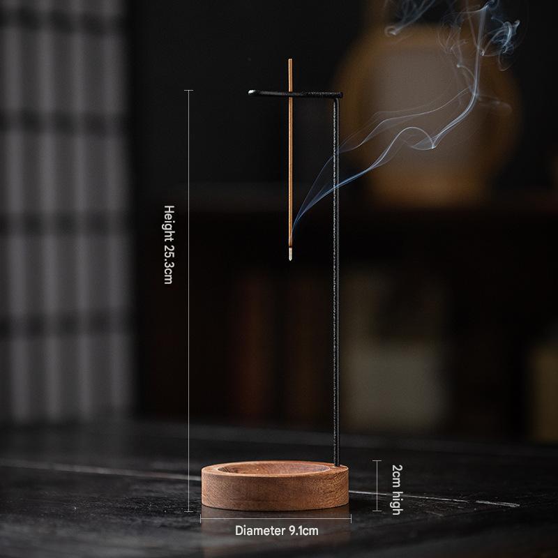 Creative Backflow Incense Burner, Zen Incense Stick Holder, Indoor Aroma Censer for Sandalwood & Agarwood, Upside-Down Incense Decor for Home