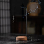 Creative Backflow Incense Burner, Zen Incense Stick Holder, Indoor Aroma Censer for Sandalwood & Agarwood, Upside-Down Incense Decor for Home