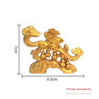 Blessing & Fortune Ruyi Ornament, Five Blessings Wealth Collecting Decor, Fu Lu Shou Xi Cai Figurine for Living Room, TV Stand & Entryway, Housewarming & Business Opening Gift