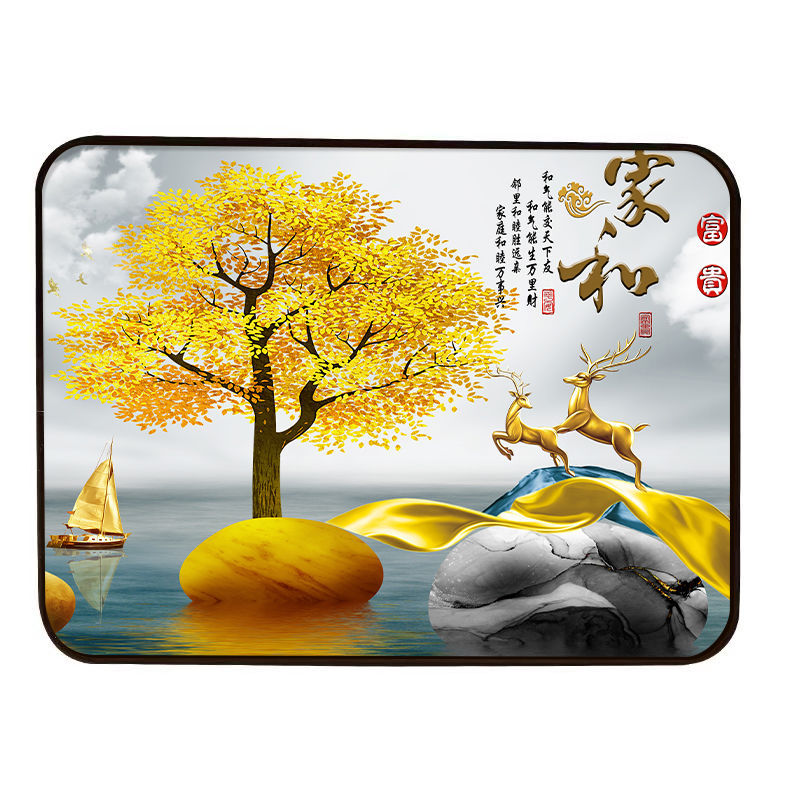 Peace & Joy Tabletop Ornament, Auspicious Home Decor for Entryway, Blessing Figurine for Housewarming, Harmony Brings Prosperity Home Decoration