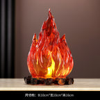 Red Prosperity Wealth Attracting Ornament, Feng Shui Decor for Living Room, Entryway, Wine Cabinet, TV Stand, Office & Shop, Perfect Housewarming & Opening Gift