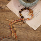 New Chinese Style Tassel Bracelet - Ethnic Tibetan Handwoven Rope | Guochao Ancient Style Accessory
