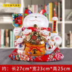 Lucky Cat Shaking Hand Ornaments Large Electric Cashier Home Store Opening Gift Ceramic Ornaments