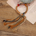 New Chinese Style Tassel Bracelet - Ethnic Tibetan Handwoven Rope | Guochao Ancient Style Accessory