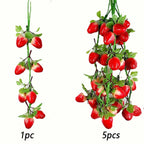 Artificial Simulation Food Vegetables Fake Chili Pepper Fruit Photography Props For Decoration Room Home Christmas Wall Decor