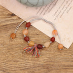 New Chinese Style Tassel Bracelet - Ethnic Tibetan Handwoven Rope | Guochao Ancient Style Accessory