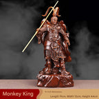 Journey to The West Chinese Myth Wukong Monkey Statue Heroes Sculpture,Computer Desk Myth Wukong Collectibles Wukong Decoration(Wukong Statue)
