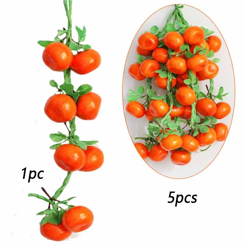 Artificial Simulation Food Vegetables Fake Chili Pepper Fruit Photography Props For Decoration Room Home Christmas Wall Decor