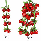 Artificial Simulation Food Vegetables Fake Chili Pepper Fruit Photography Props For Decoration Room Home Christmas Wall Decor
