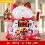 Lucky Cat Shaking Hand Ornaments Large Electric Cashier Home Store Opening Gift Ceramic Ornaments