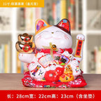 Lucky Cat Shaking Hand Ornaments Large Electric Cashier Home Store Opening Gift Ceramic Ornaments