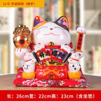 Lucky Cat Shaking Hand Ornaments Large Electric Cashier Home Store Opening Gift Ceramic Ornaments