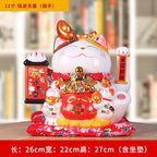 Lucky Cat Shaking Hand Ornaments Large Electric Cashier Home Store Opening Gift Ceramic Ornaments