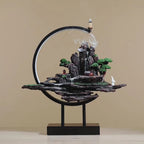 Waterfall Incense Burner With Light Design