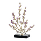 Light Luxury Amethyst Money Tree Ornament, Wealth & Good Fortune Decor for Living Room Entryway TV Stand Wine Cabinet Office, Housewarming New Home Desktop Decoration Gift